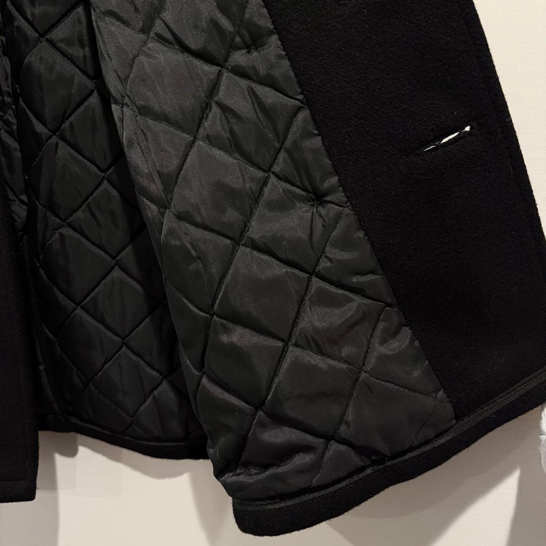 極美品‼️Schott ピーコート USA製 黒 ショット キルティング 40L