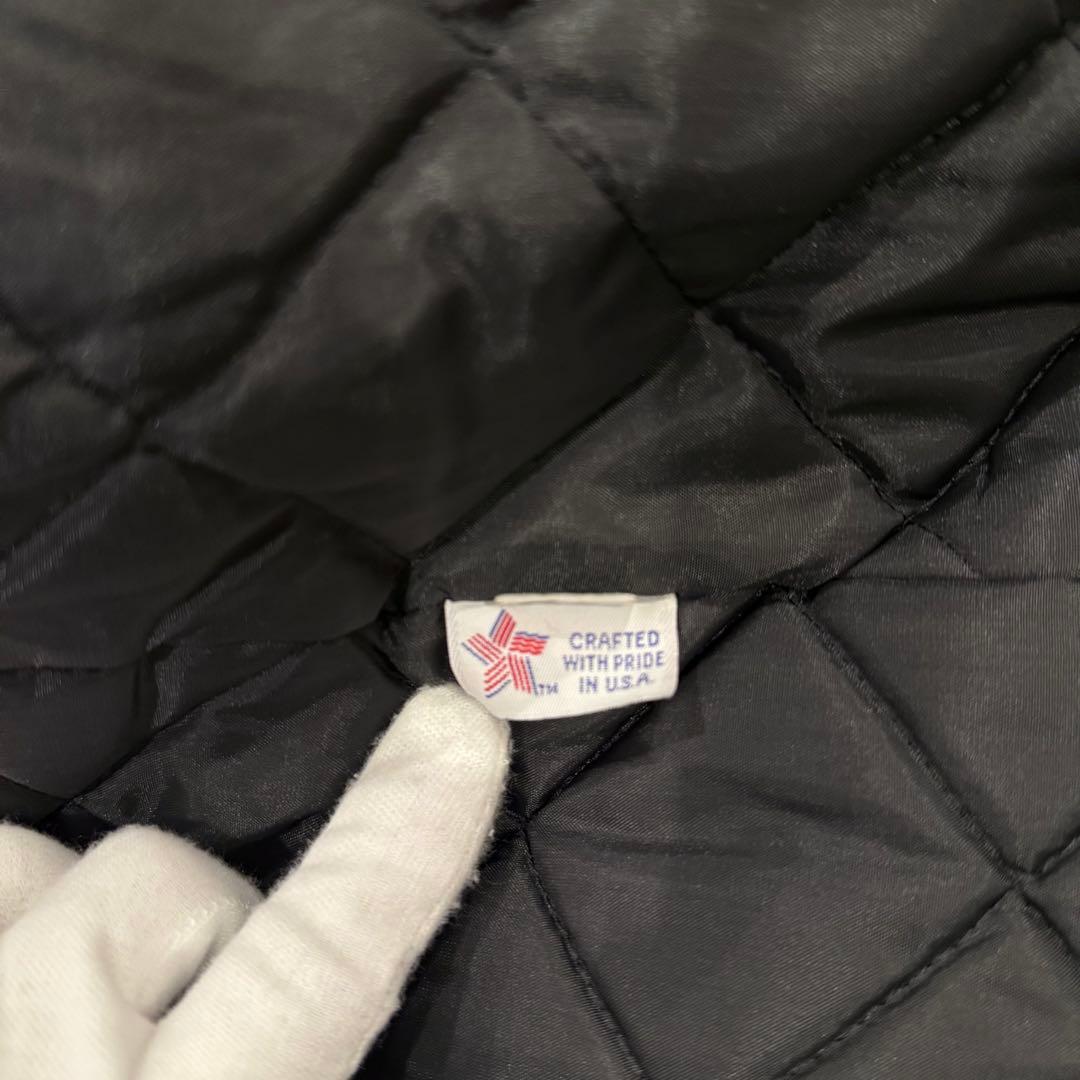 極美品‼️Schott ピーコート USA製 黒 ショット キルティング 40L
