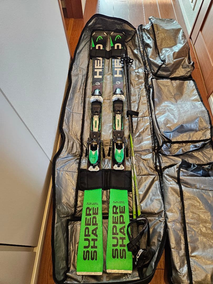 【3点セット】HEAD 170cm + K2 ストック + ケース