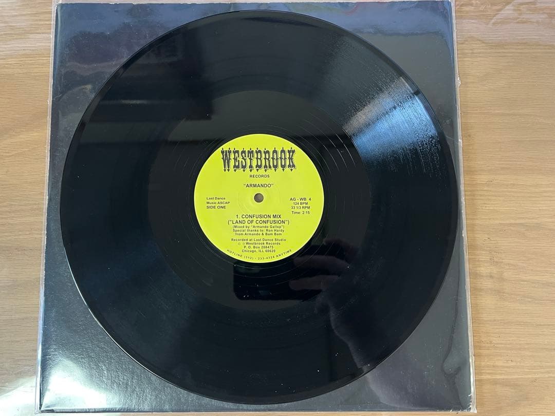 アシッドハウス名盤Land Of Confusion - Armando