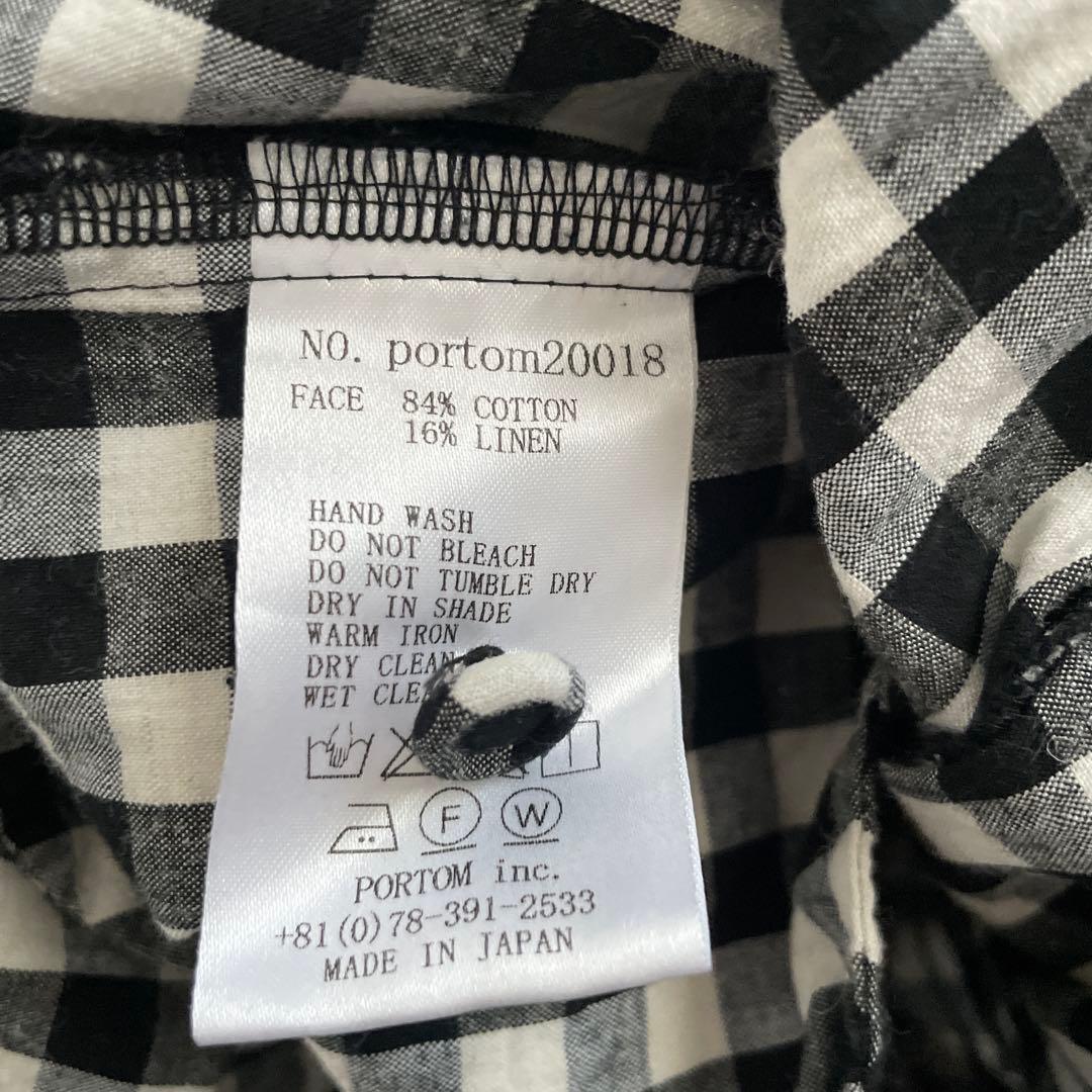 オオカミとフクロウ チェック柄ロングワンピース