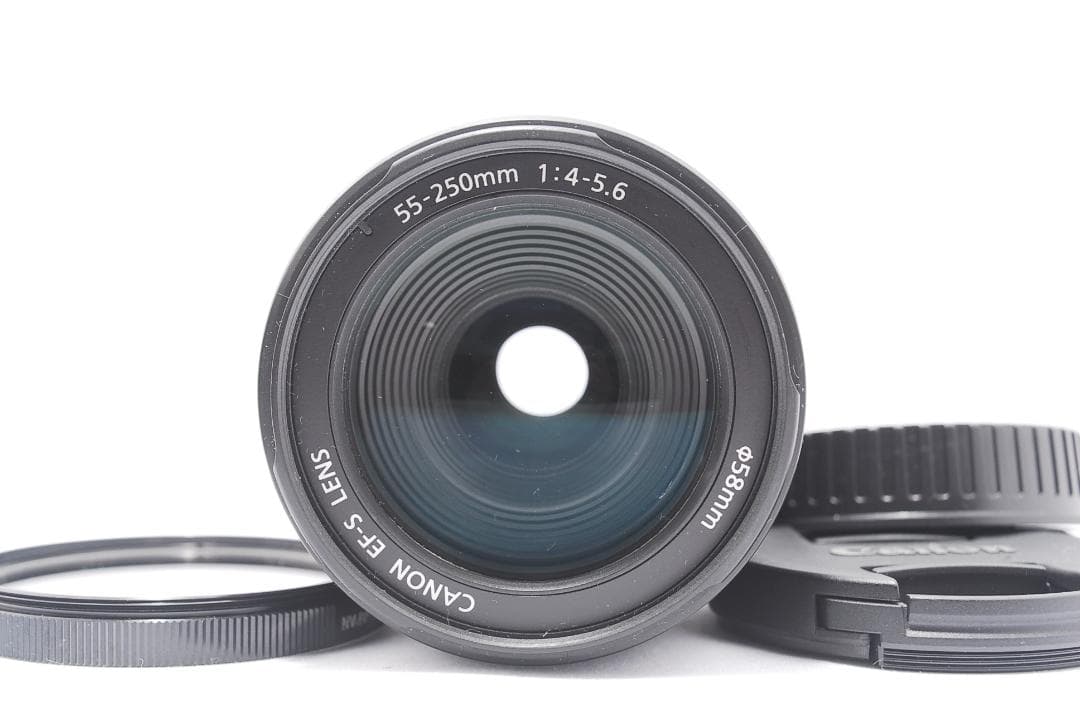 ✨Canon EF-S 55-250 IS✨手振れ補正✨保護プロテクター付き
