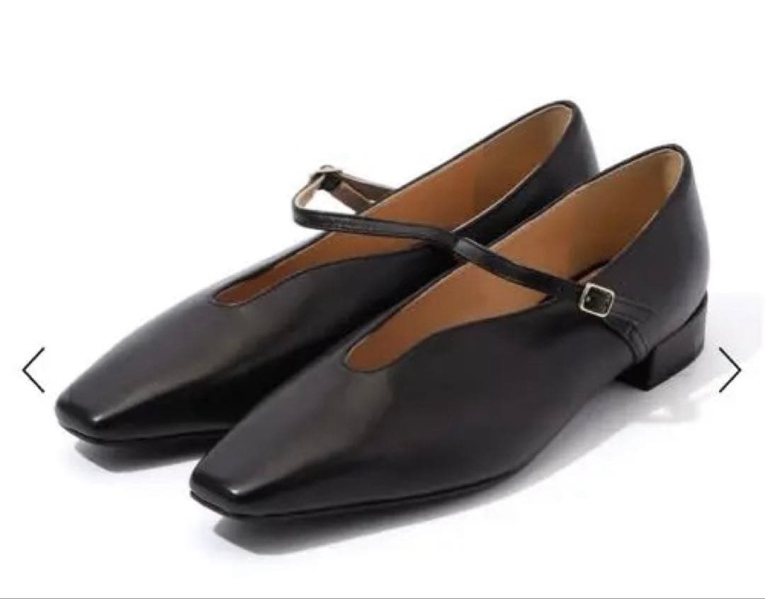 完売新品未使用ファビオFABIO RUSCONI メリージェーン　ブラック37