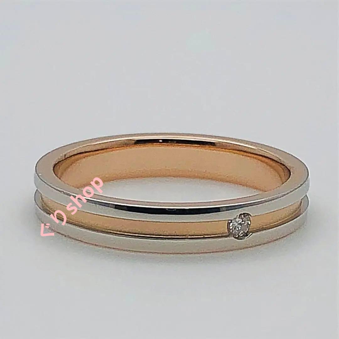 CITIZEN ジュエリー pt900 k18 ダイヤモンド リング10号