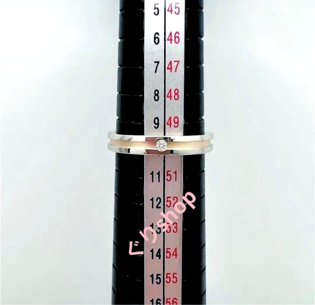 CITIZEN ジュエリー pt900 k18 ダイヤモンド リング10号