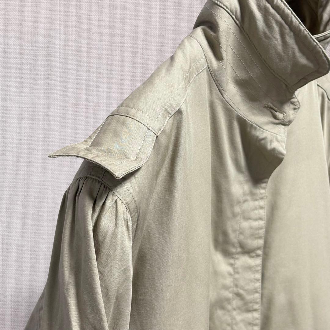 70s-80s GIORGIO ARMANI バルマカーンコート ベージュ 中綿