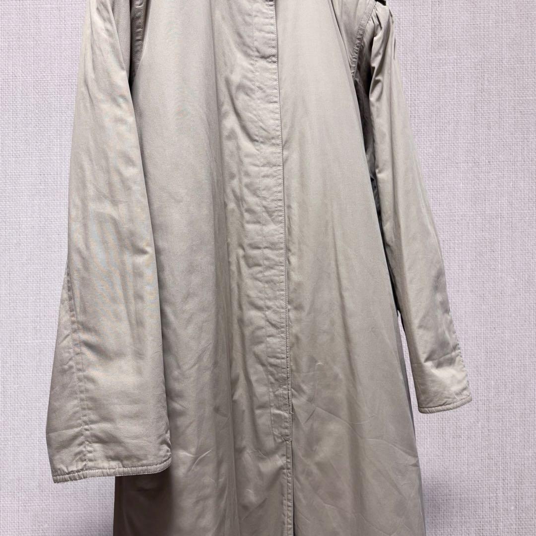 70s-80s GIORGIO ARMANI バルマカーンコート ベージュ 中綿