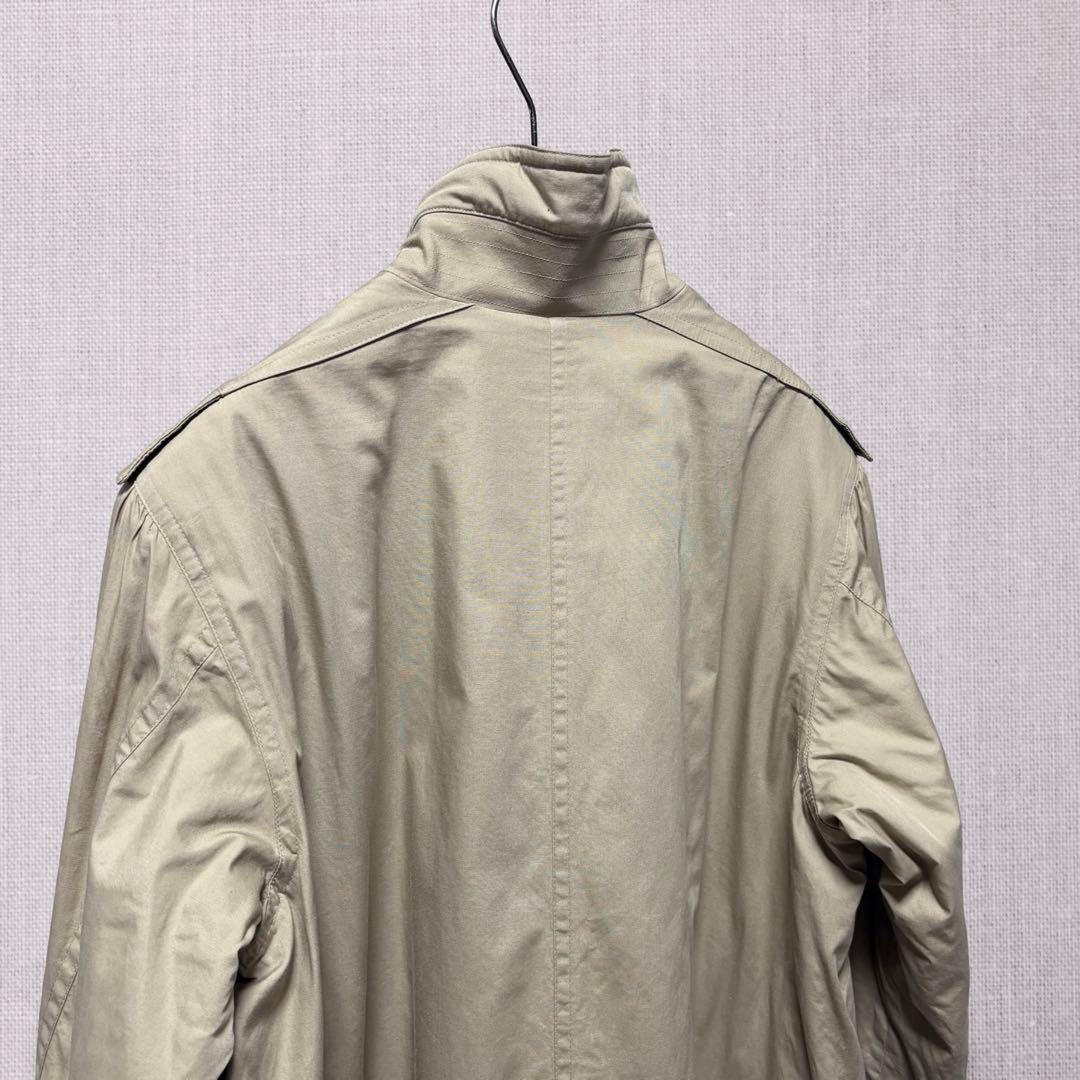 70s-80s GIORGIO ARMANI バルマカーンコート ベージュ 中綿
