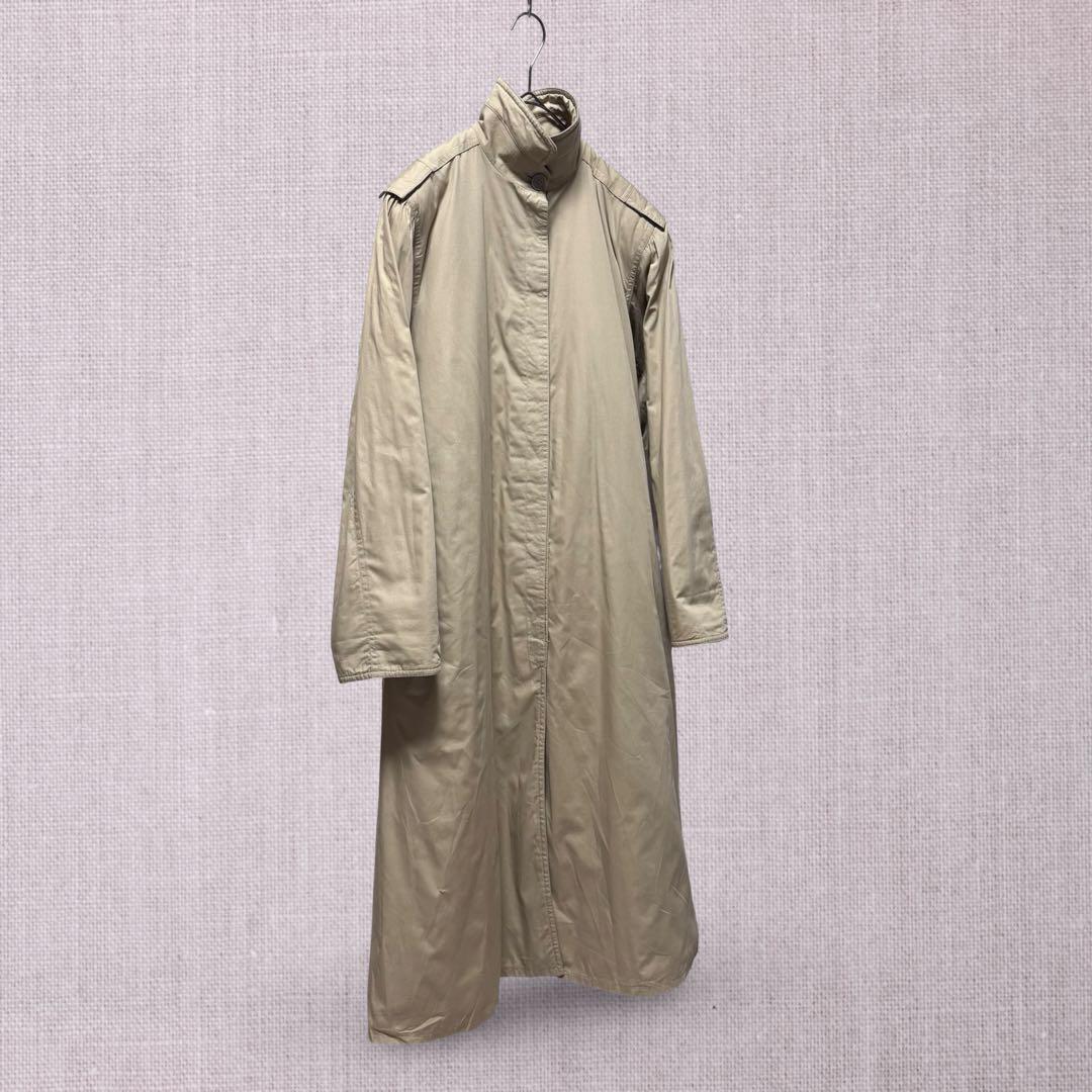70s-80s GIORGIO ARMANI バルマカーンコート ベージュ 中綿