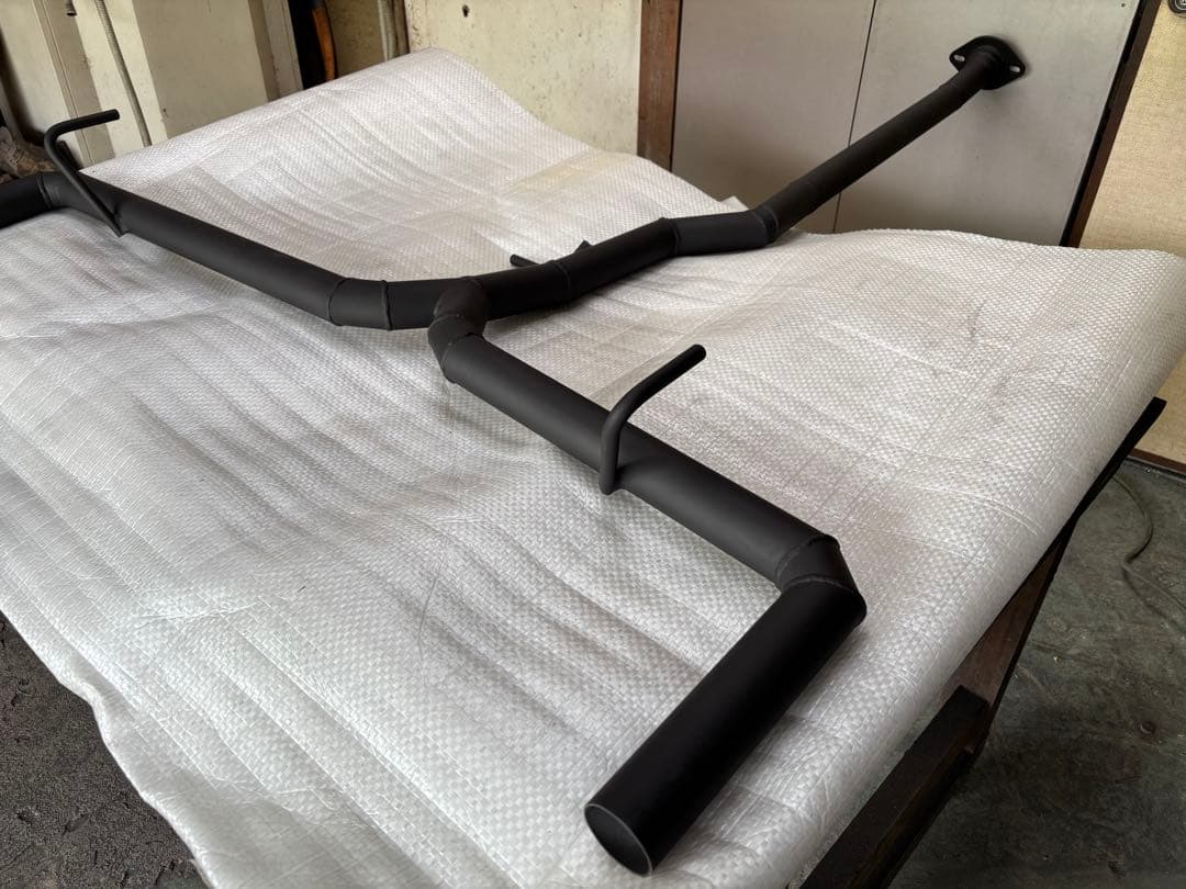 80系ハリアー！ガソリン車ストレートマフラー！モデリスタマフラーカッター対応！