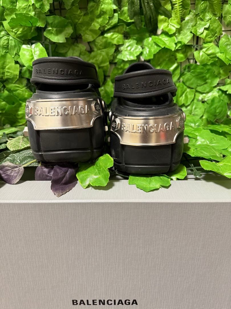 BALENCIAGA ブラック クロッグ サンダル
