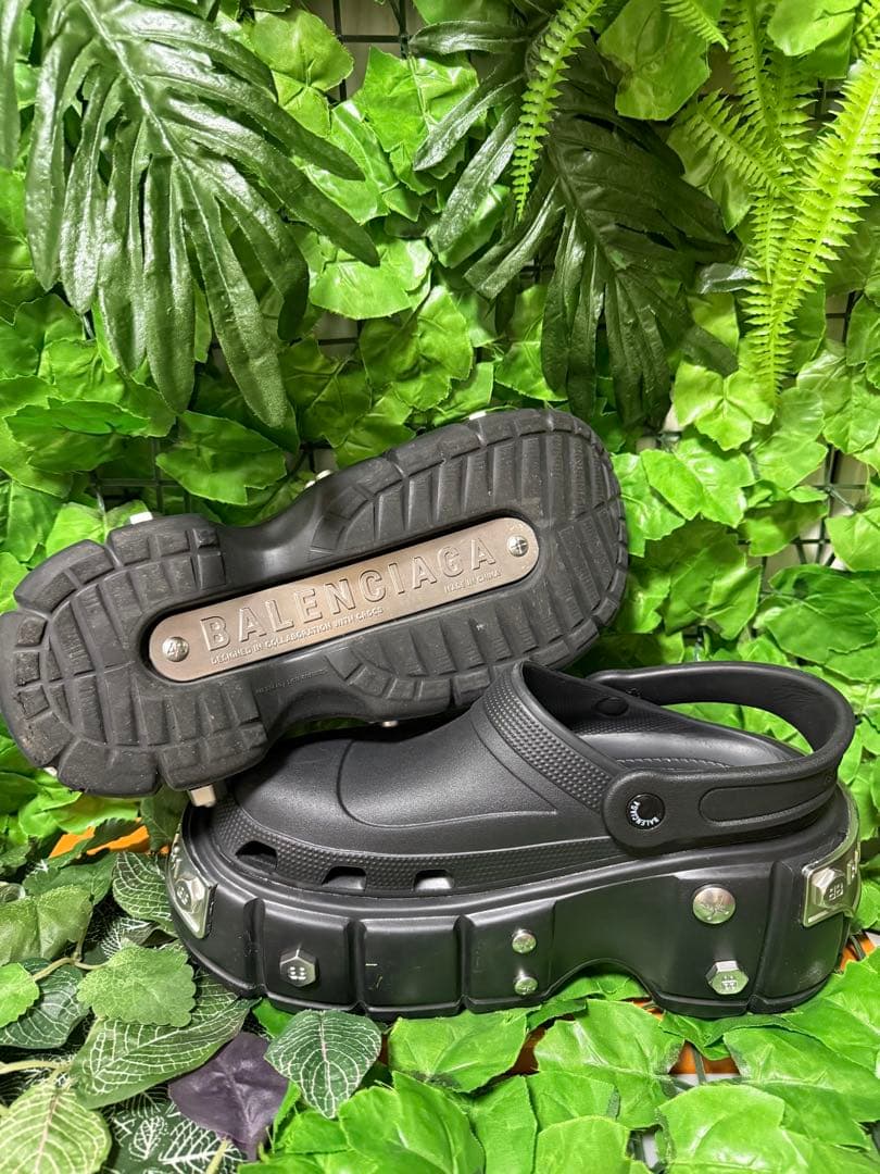 BALENCIAGA ブラック クロッグ サンダル