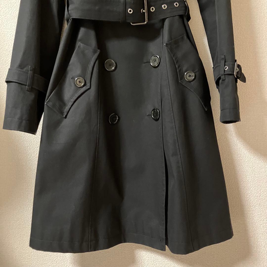 [美品] バーバリーブルーレーベル　トレンチコート　裏ノバチェック総柄　ベルト