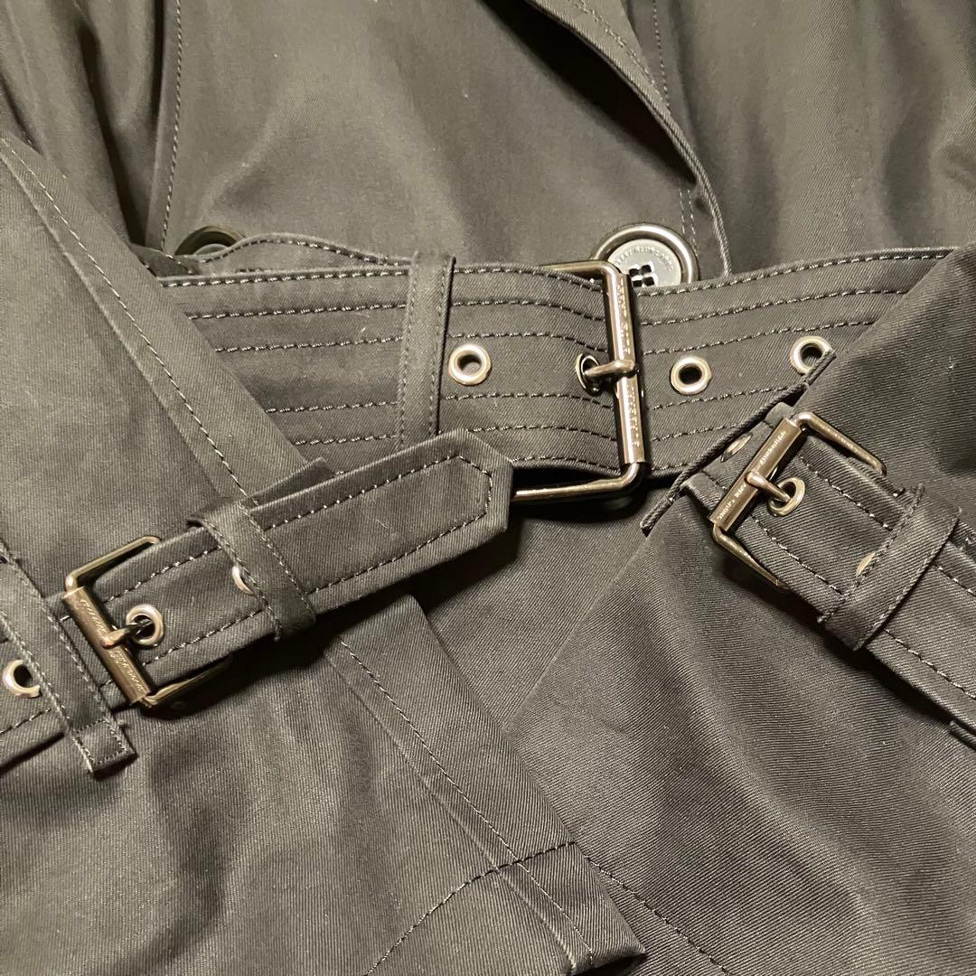 [美品] バーバリーブルーレーベル　トレンチコート　裏ノバチェック総柄　ベルト