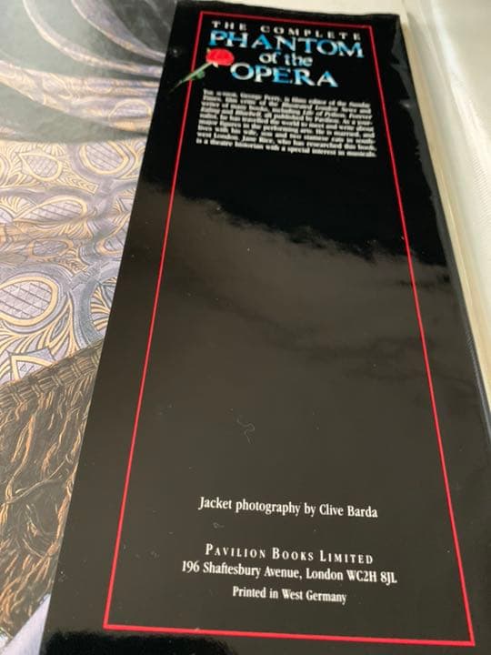 オペラ座の怪人（ミュージカル）の初演ロンドン出版本