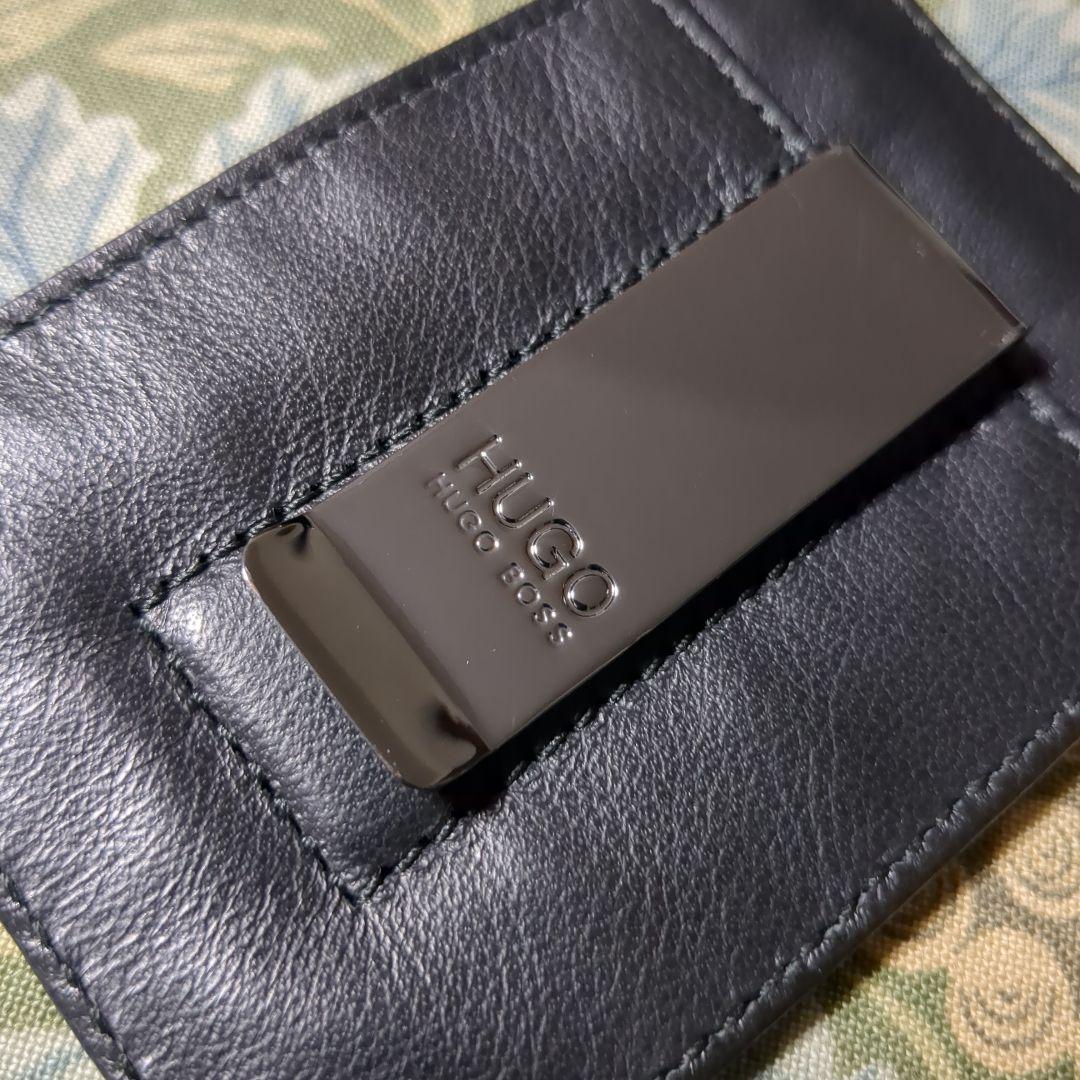 ヒューゴボス HUGO BOSS カードホルダー マネークリップ付き メンズ