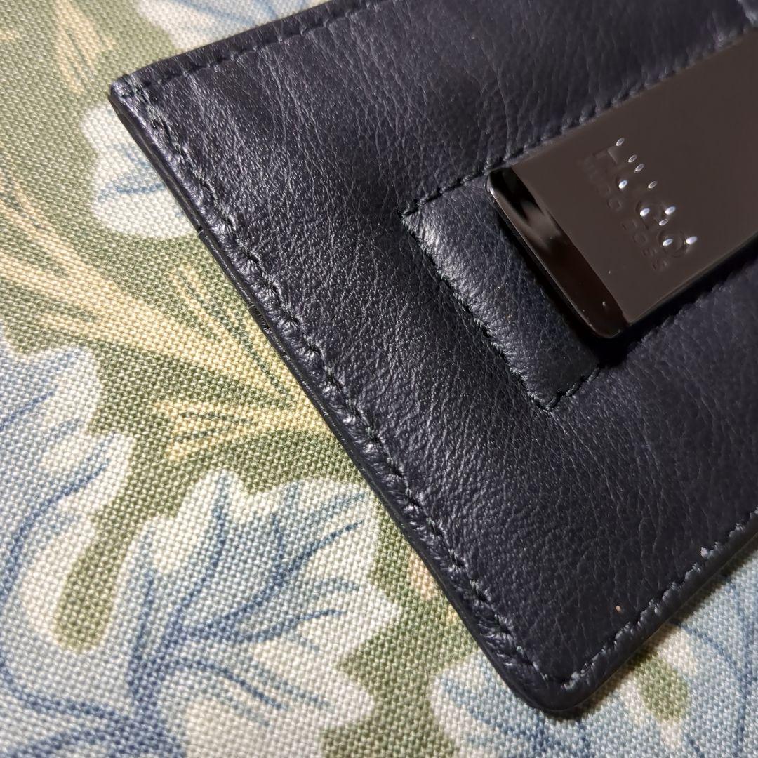 ヒューゴボス HUGO BOSS カードホルダー マネークリップ付き メンズ