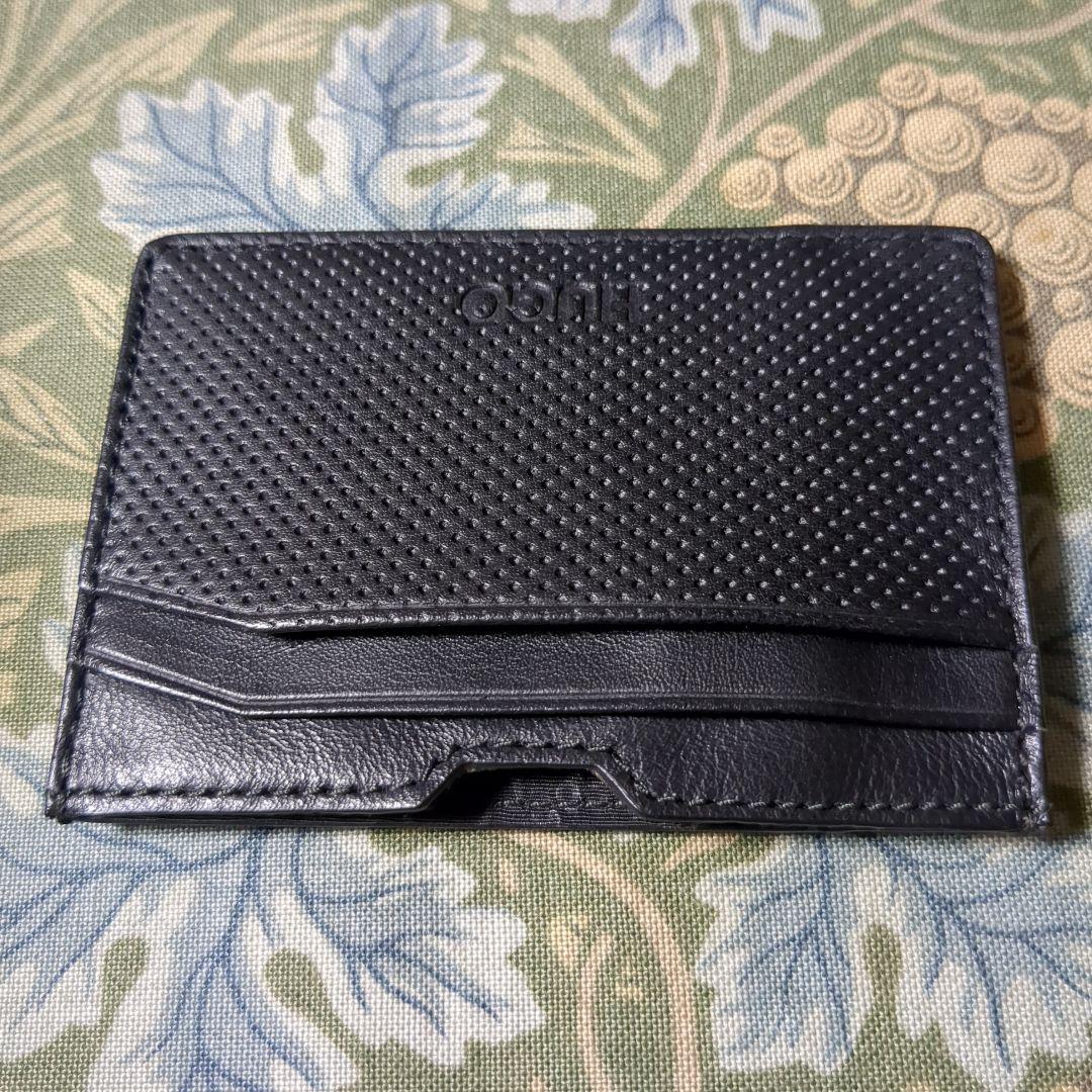 ヒューゴボス HUGO BOSS カードホルダー マネークリップ付き メンズ