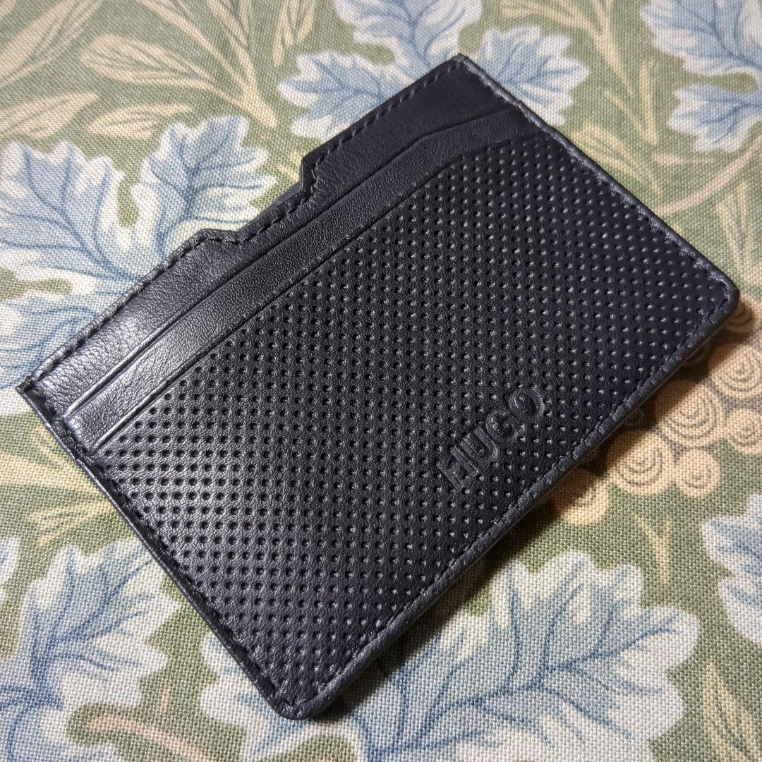 ヒューゴボス HUGO BOSS カードホルダー マネークリップ付き メンズ