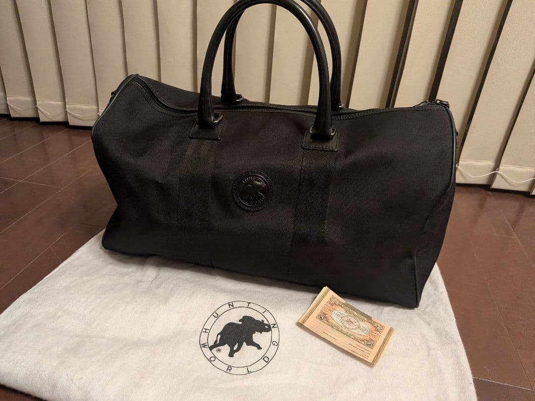 極美品 HUNTING WORLD ボストンバッグ 大容量