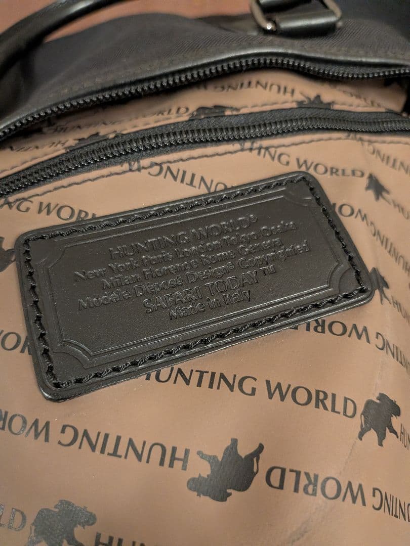 極美品 HUNTING WORLD ボストンバッグ 大容量