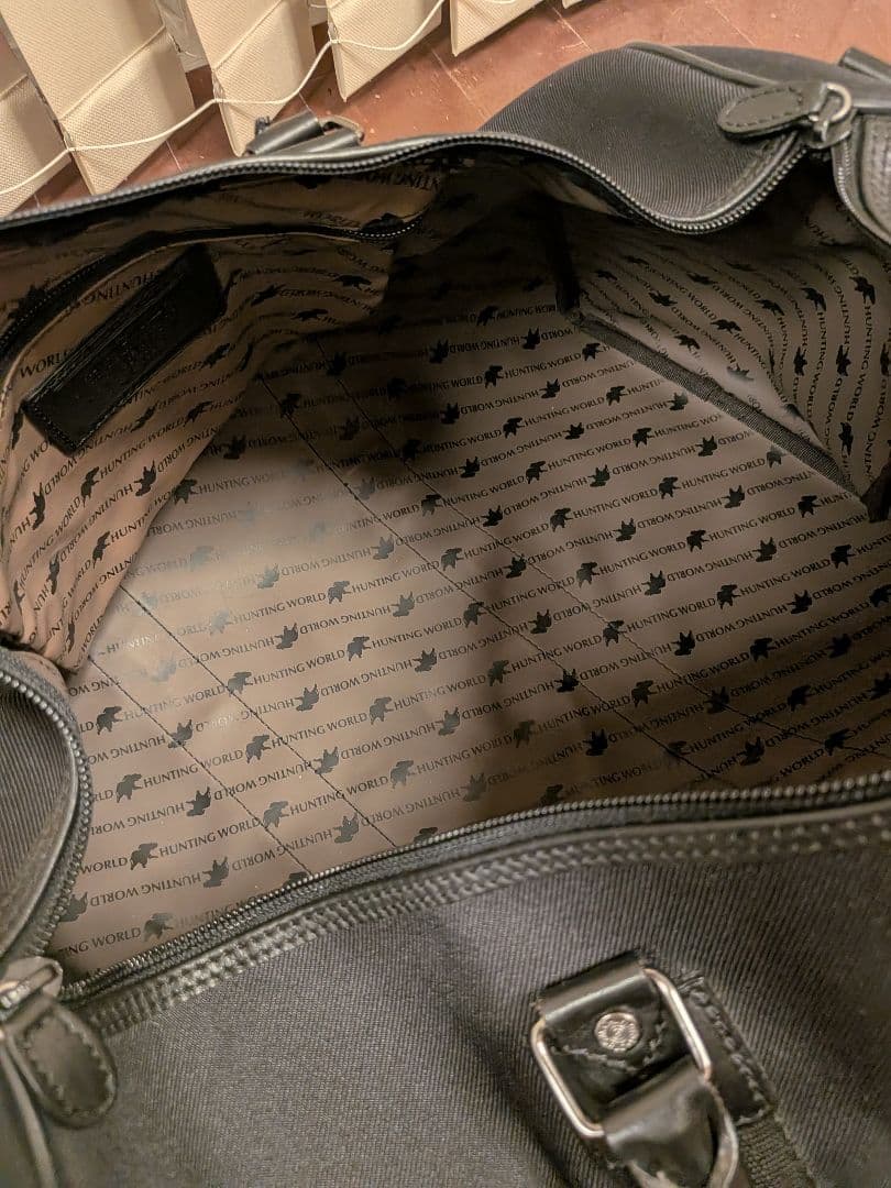 極美品 HUNTING WORLD ボストンバッグ 大容量
