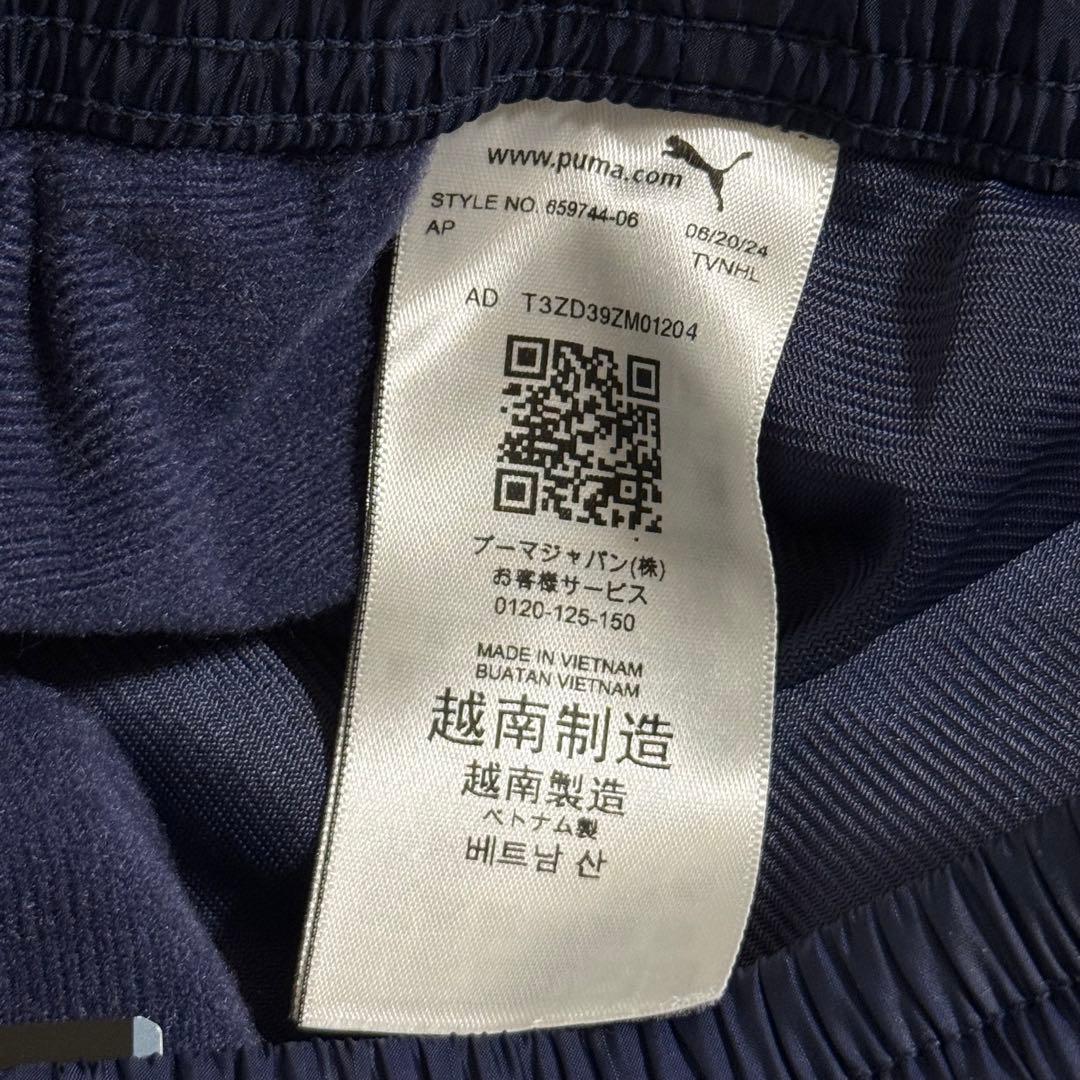 新品特価 PUMA サッカーウェア 裏起毛 ピステ・ウィンドブレーカー 上下 L