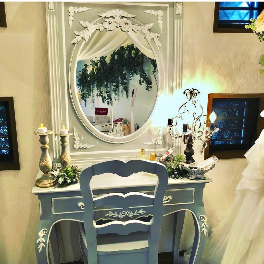 カントリーコーナー 壁掛けミラー アンティーク調 フレンチ