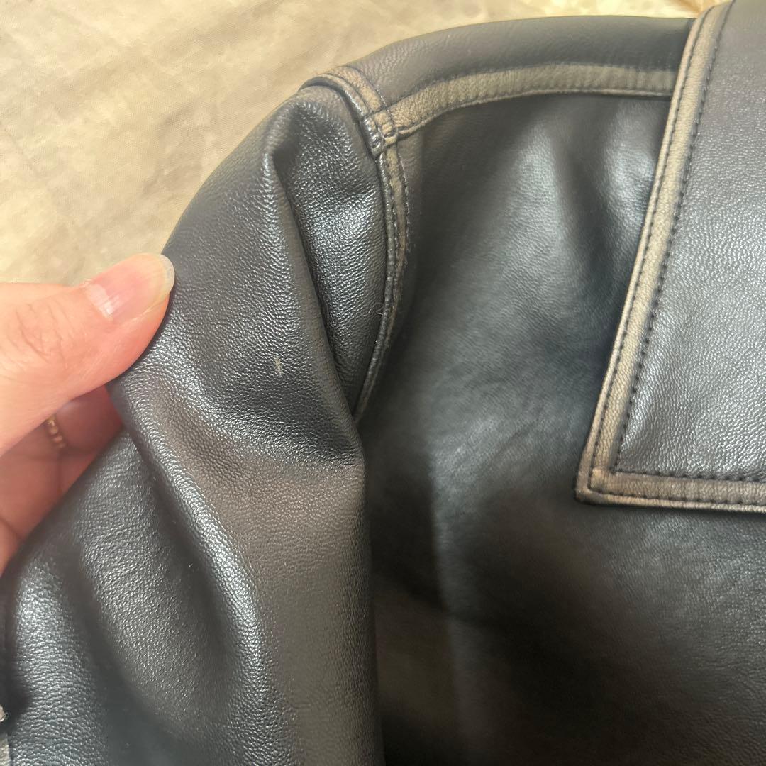 シールームリン Vintage ECO レザーシャツジャケット SHORT