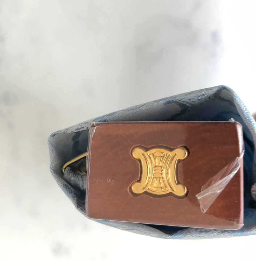 使用1回　CELINE セリーヌ　折りたたみ傘　ブルー系