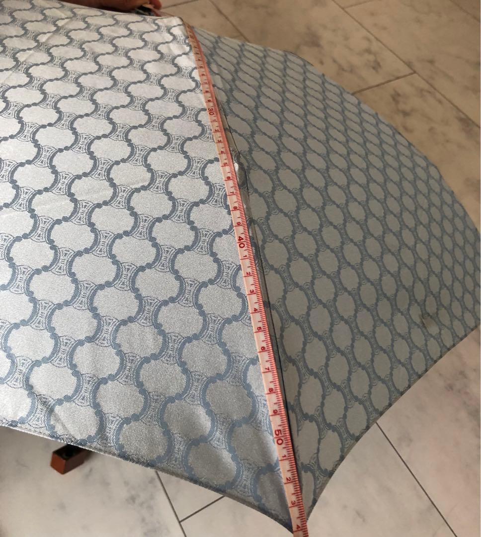 使用1回　CELINE セリーヌ　折りたたみ傘　ブルー系