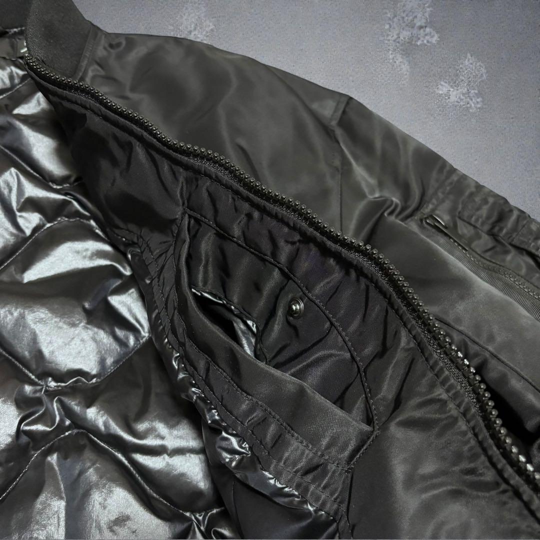 UNIQLO +J ダウンMA-1 ブラック L ジルサンダー