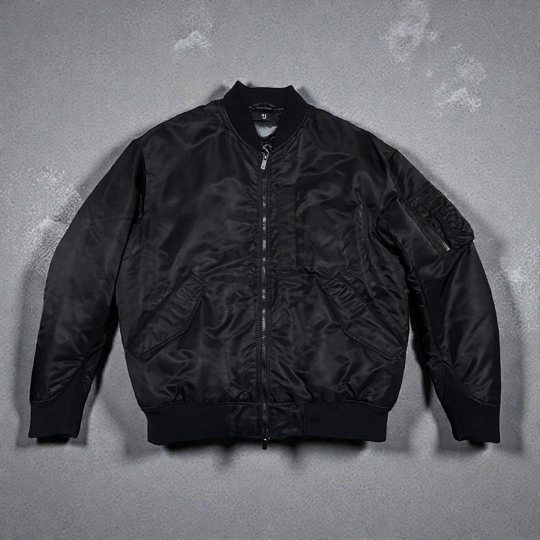 UNIQLO +J ダウンMA-1 ブラック L ジルサンダー