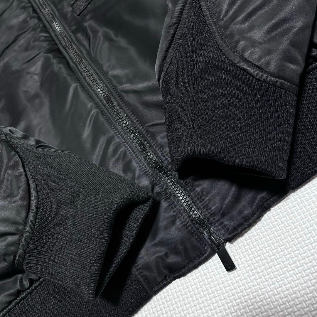 UNIQLO +J ダウンMA-1 ブラック L ジルサンダー