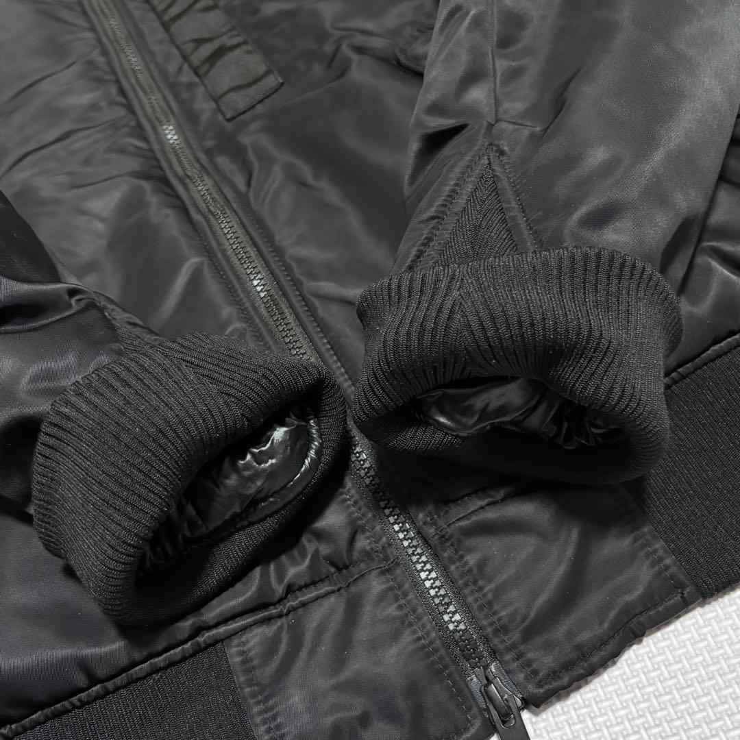 UNIQLO +J ダウンMA-1 ブラック L ジルサンダー