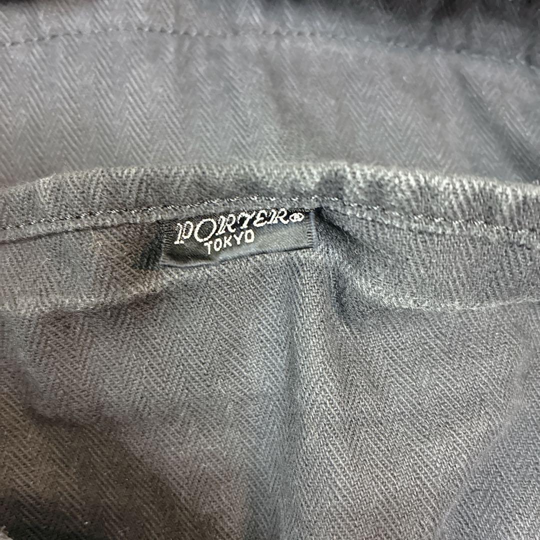 入手困難 希少 PORTER PAGE ヘリンボーン リュック ブラック 廃番