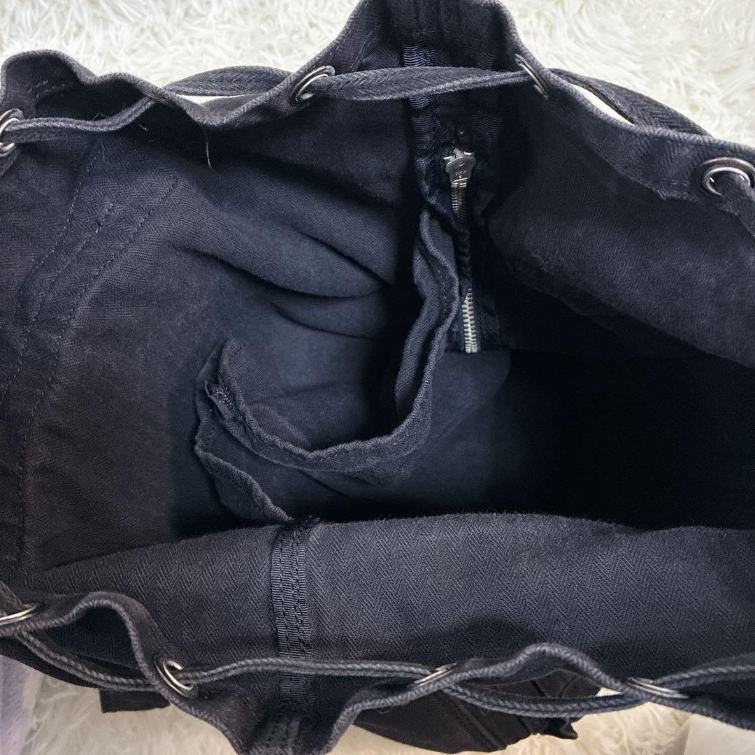 入手困難 希少 PORTER PAGE ヘリンボーン リュック ブラック 廃番