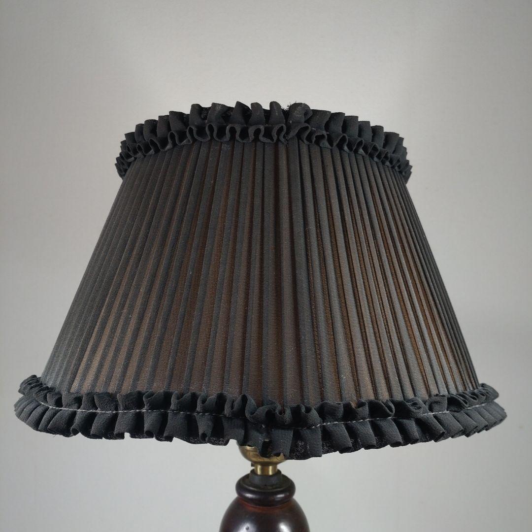 昭和初期 三越特製 木製 電気スタンド 高さ約58cm／照明器具