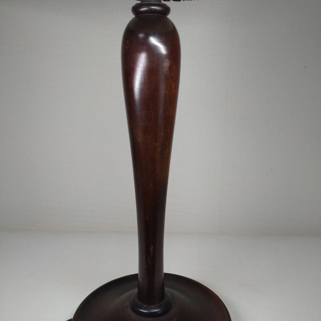 昭和初期 三越特製 木製 電気スタンド 高さ約58cm／照明器具