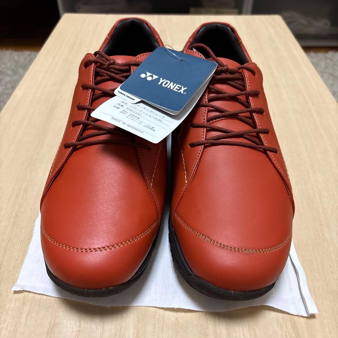 新品・未使用 YONEX ウォーキングシューズ オレン ジ レディース24cm