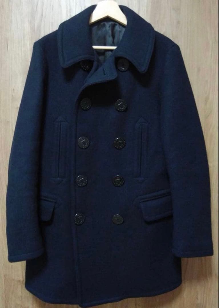 ラグスマックレガー　Pコート　後期最終モデル　キムタク着用　ネイビー　サイズL