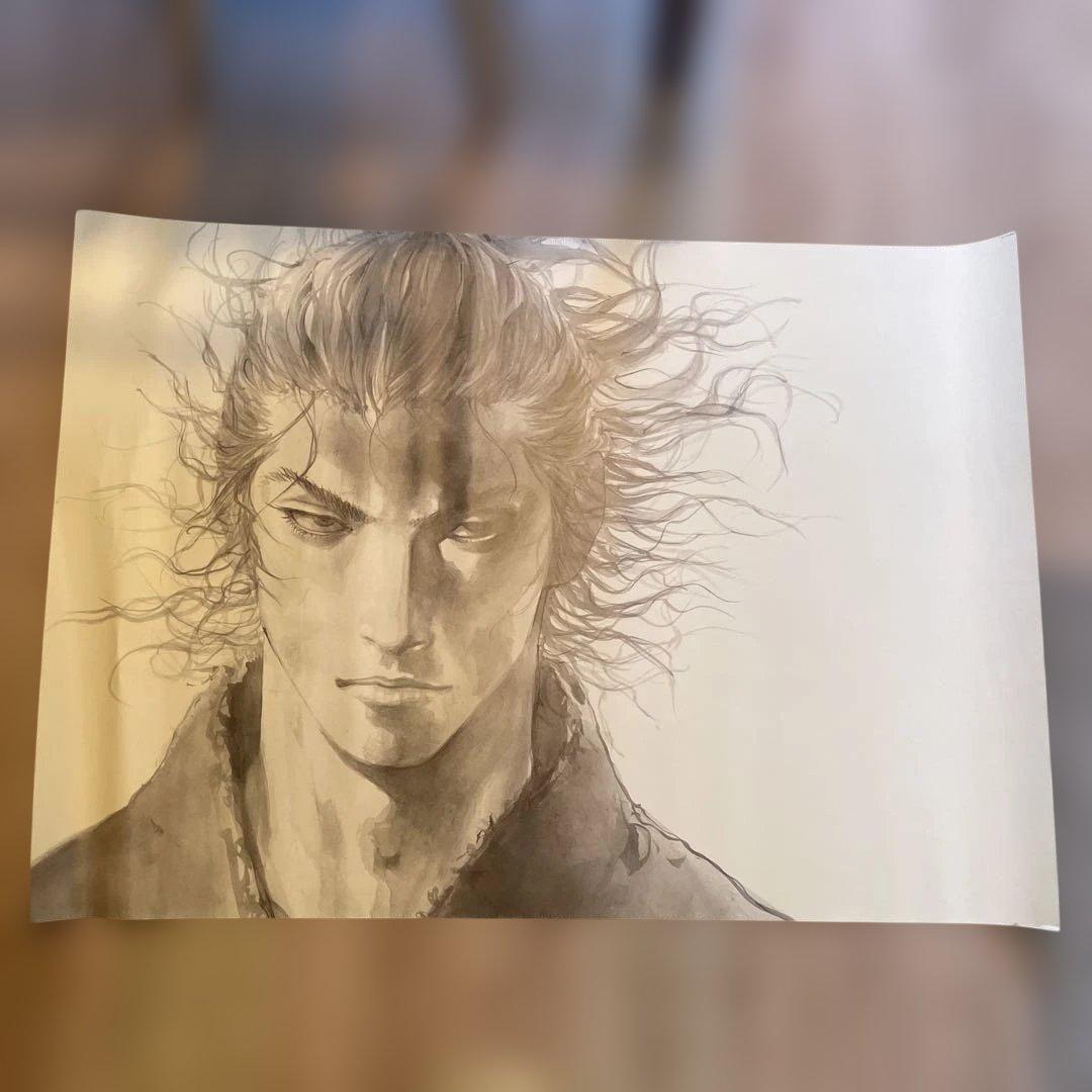 値下げ　バガボンド　井上雄彦　最後のマンガ展　宮本武蔵B1ポスター