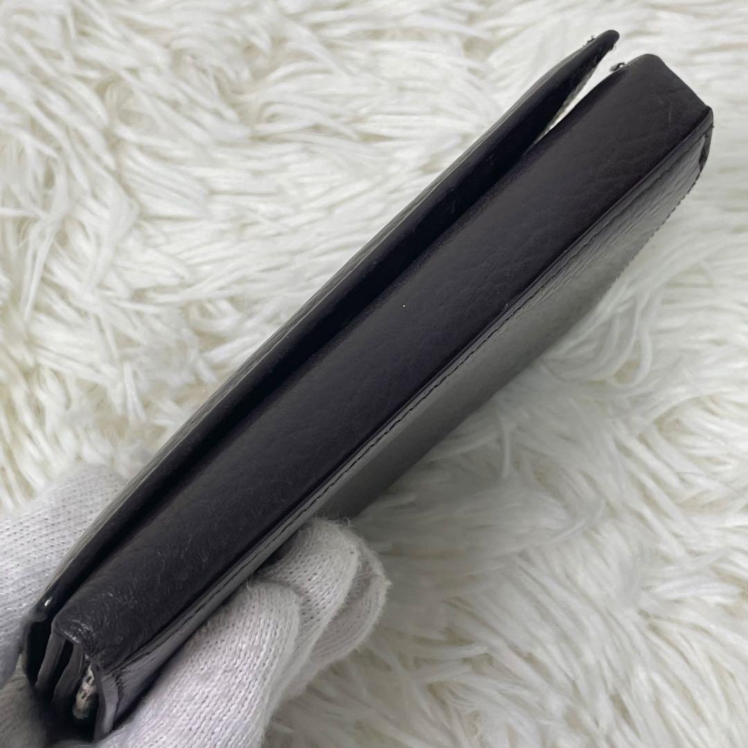 美品 BURBERRY 二つ折り財布 こげ茶 ブラウン ノバチェック 箱付き