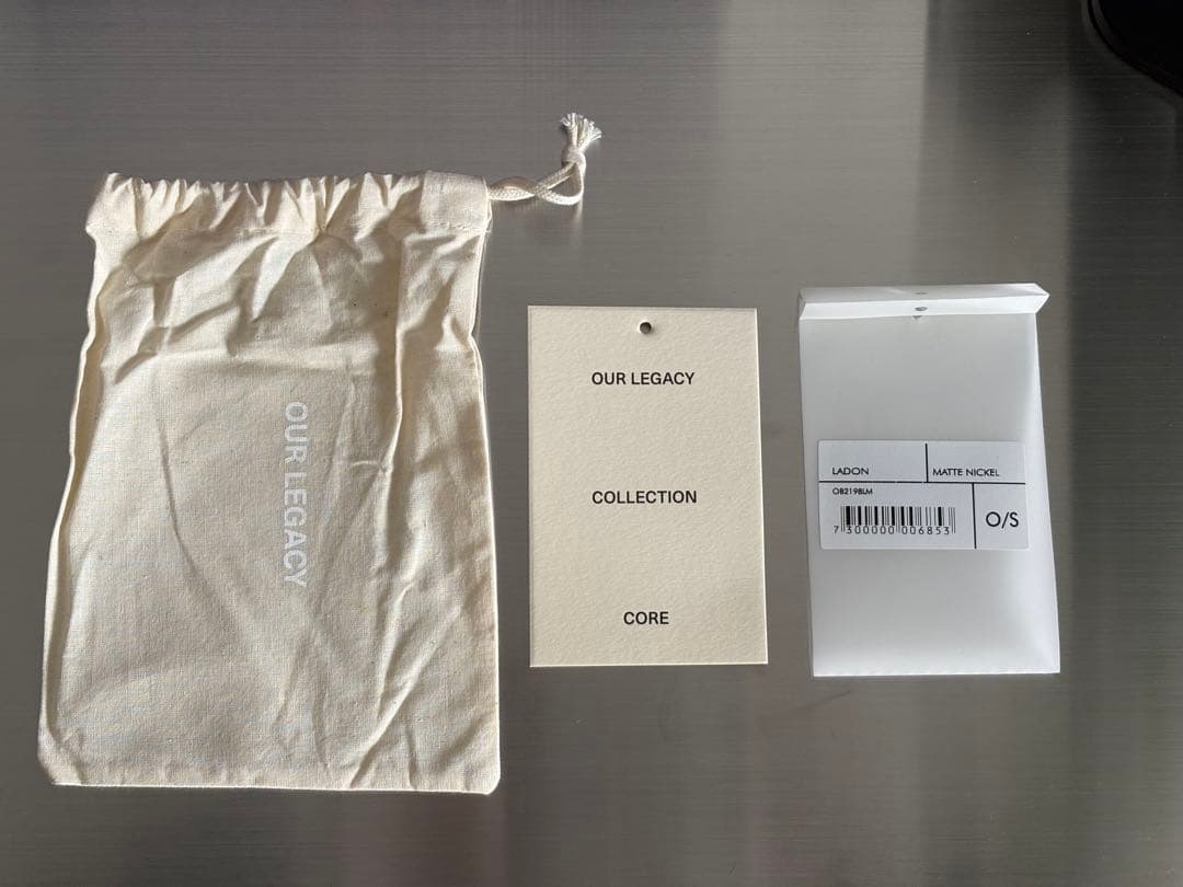 【OUR LEGACY】 LADON \"MATTE NICKELE\" 付属品付き