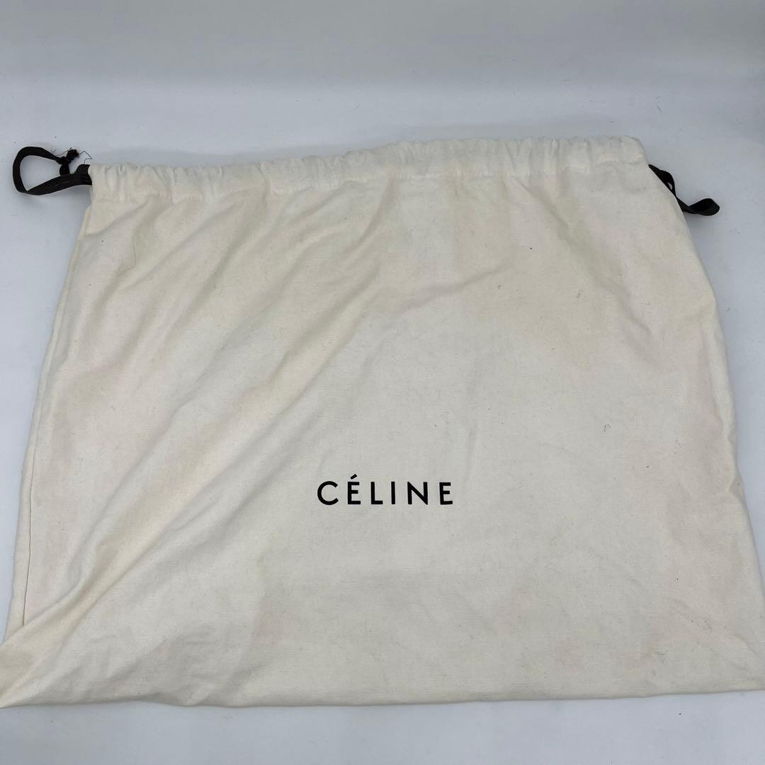 CELINE ワンショルダーバッグ 肩掛け ロゴ入り フィービー期 保存袋付き
