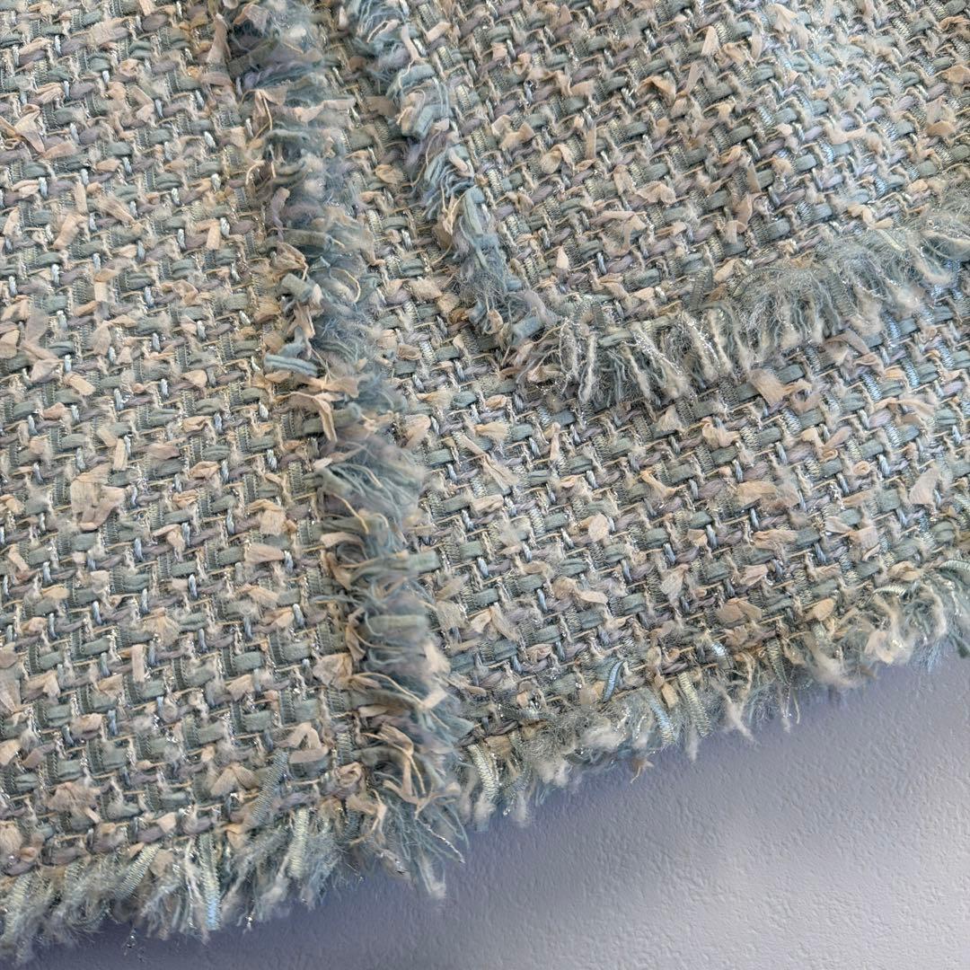 coochan様EPOCA エポカ ツイード ラメ フリンジ ジャケット