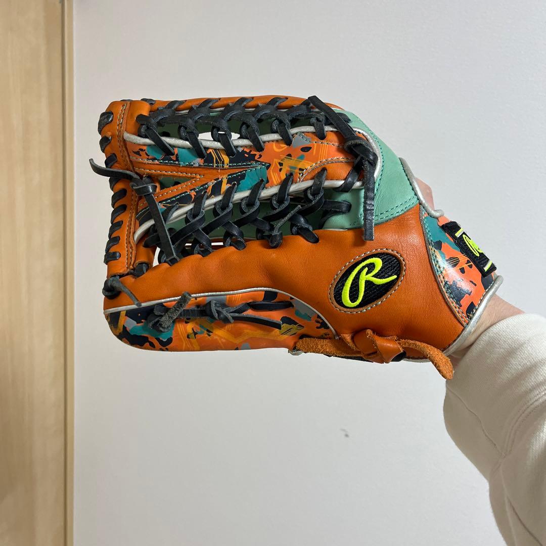 左投げ用　外野手用　ローリングス　軟式