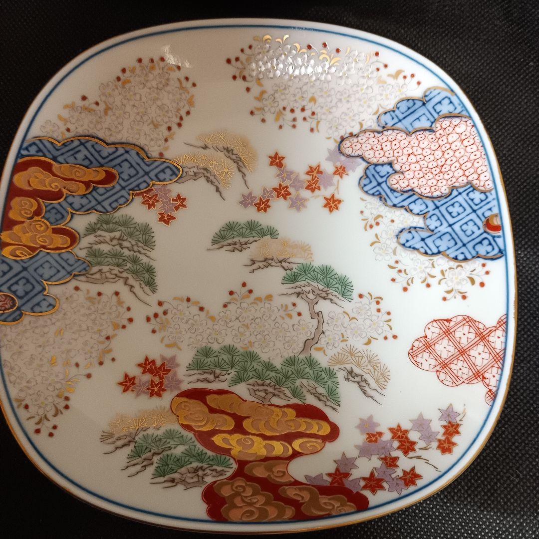 有田焼 其泉窯 染錦 銘々皿 5枚セット