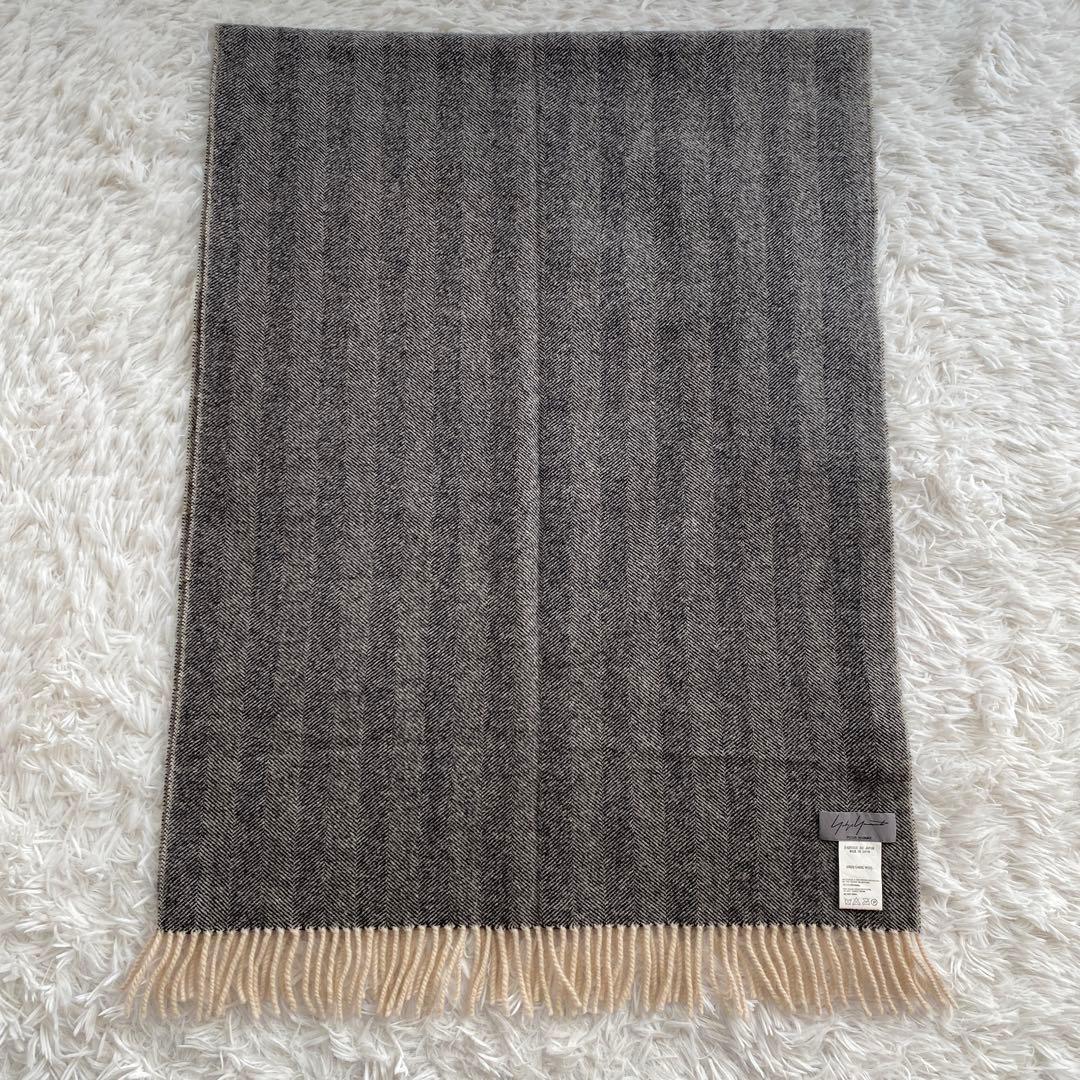 Yohji Yamamoto POUR HOMME☆マフラー ヘリンボーン
