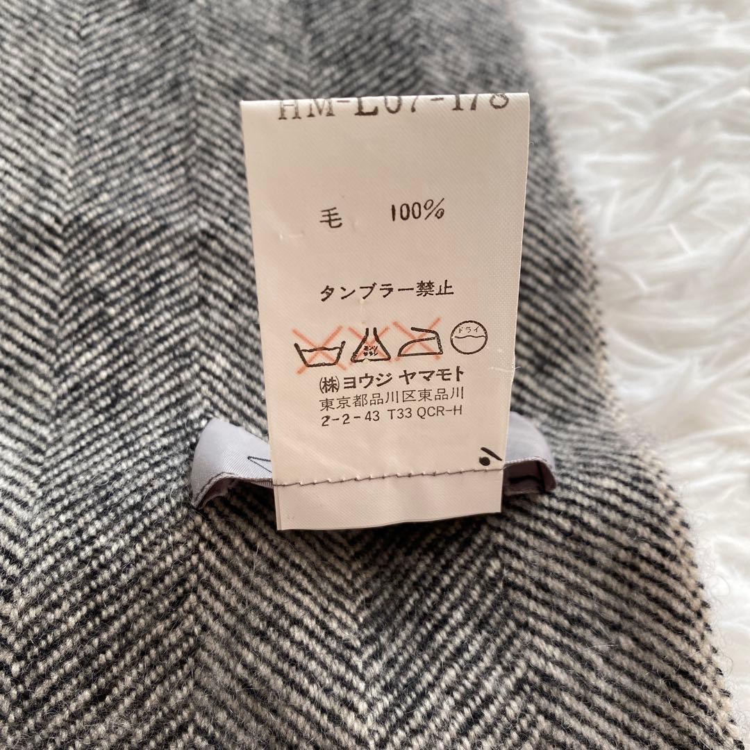 Yohji Yamamoto POUR HOMME☆マフラー ヘリンボーン